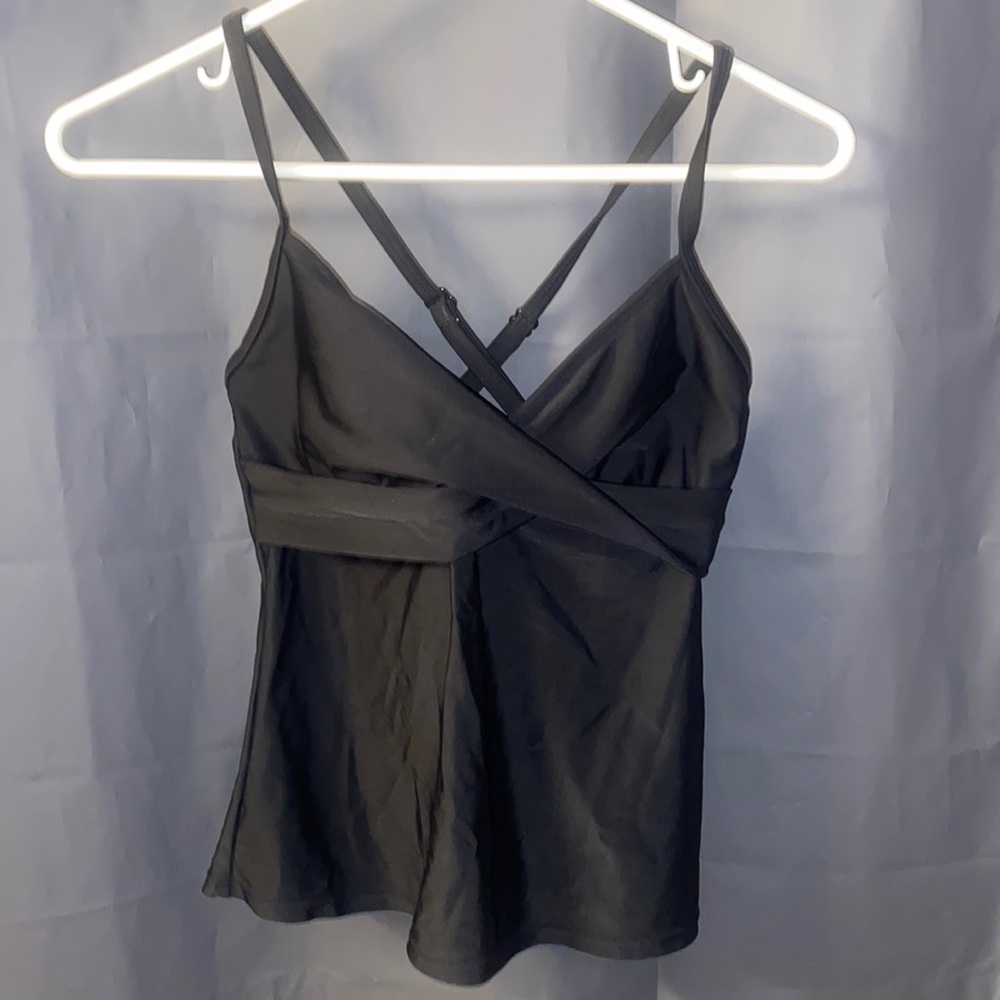 Athleta black tankini top size 32B/30C